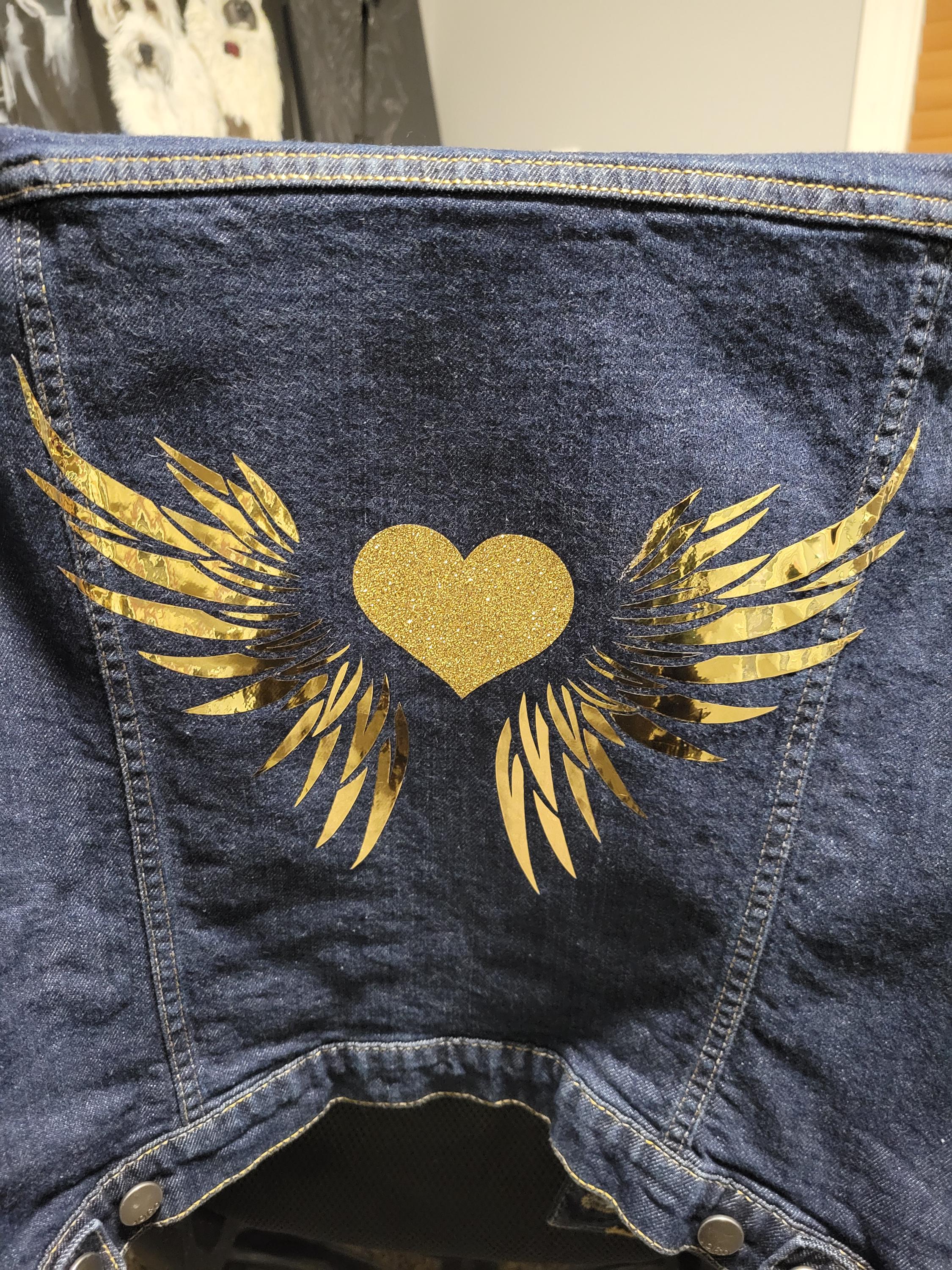 Angel wing Jean jacket - Thumbnail 2