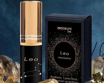 Leo Zodiac Perfume, Astrology Fragrance, Celestial Leo Gift for Her, Spiritual Scent