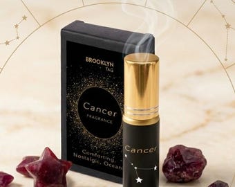 Cancer Zodiac Perfume, Astrology Fragrance, Celestial Gift for Her, Cancer Spiritual Scent