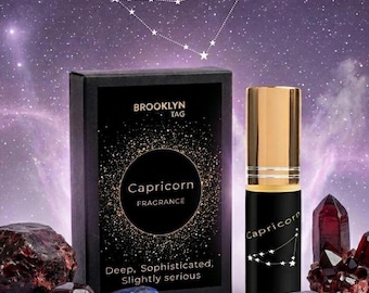 Capricorn Zodiac Perfume, Astrology Fragrance, Celestial Capricorn Gift for Her, Spiritual Scent