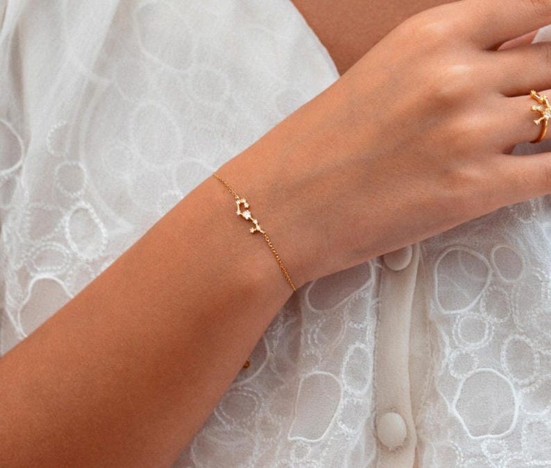 scorpio zodiac constellation bracelet