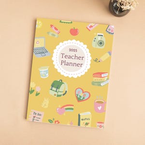 2025 Planner for Teacher Planner PersonalizeTeacher Planner Gift Organizer for Teachers Gift Educational Planner for Teacher Daily Planner