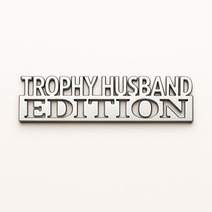Emblemas de metal 3D personalizados para coche, insignias personalizadas para coche, camión, barco, guitarra, decoración para el hogar, regalo del Día del Padre para el marido.