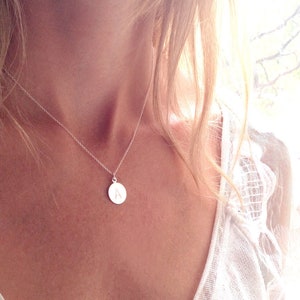 Initial Necklace - Letter Necklace - Silver initial - Personalized Initial - Dainty Necklace - Customize Initial - Personalized Necklace -
