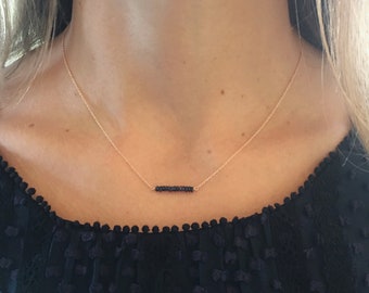 Sapphire Necklace, Blue Sapphire Necklace,  Gemstone Necklace, Necklace for Her, September Birthstone Necklace, Delicate Necklace