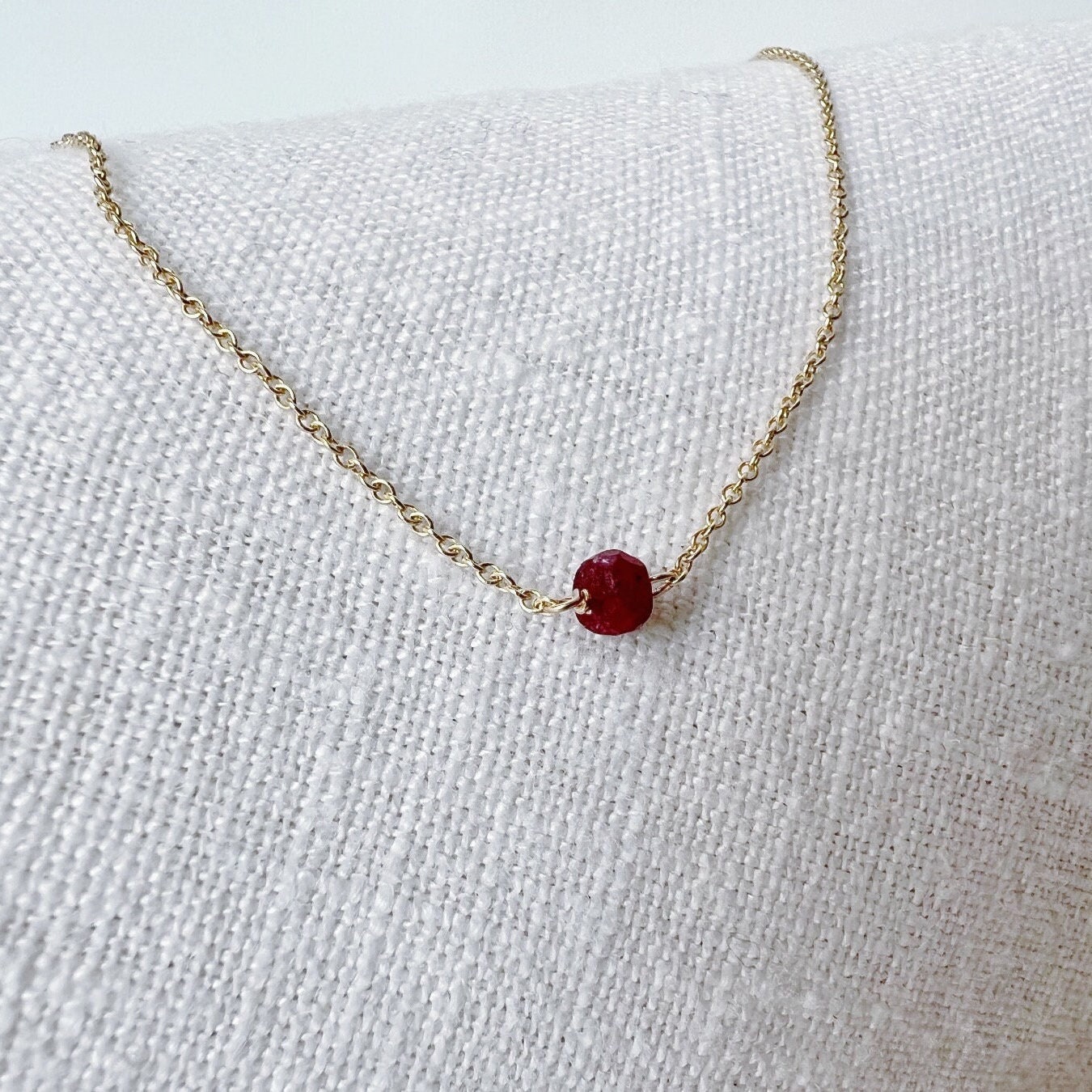Real Ruby Necklace Etsy Singapore