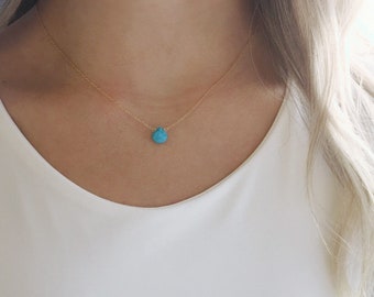 Necklaces for Women, Birthstone Necklace, Dainty Necklace, Handmade Jewelry, Gemstone Necklace, Minimalist Necklace, Gold Necklace, Silver