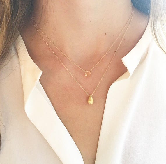 Citrine Layered Necklace Citrine 