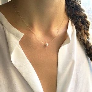 Necklaces for Women, Birthstone Necklace, Dainty Necklace, Handmade Jewelry, Gemstone Necklace, Minimalist Necklace, Gold Necklace, Silver imagem 8