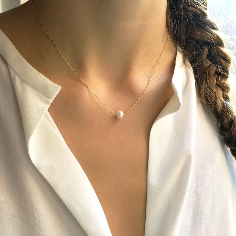 Necklaces for Women, Birthstone Necklace, Dainty Necklace, Handmade Jewelry, Gemstone Necklace, Minimalist Necklace, Gold Necklace, Silver image 8