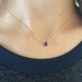 Sapphire Necklace, Gold Sapphire Necklace, Necklaces for Women, Dainty Necklace, September Birthstone Necklace, Minimalist Necklace 