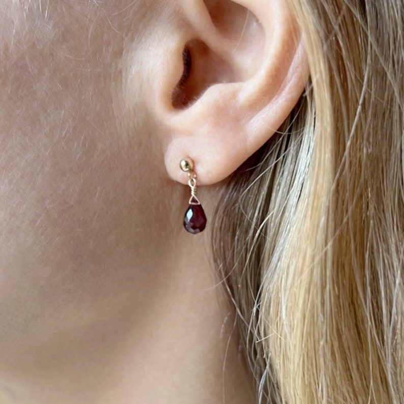 Stud Earrings, Gold Earrings, Dainty Earrings Dangle