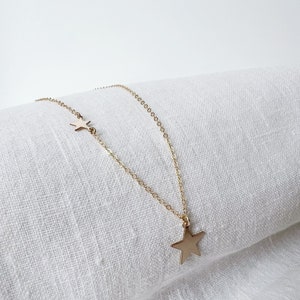 Gold Star Necklace, Delicate Necklace, Dainty Charm Necklace image 5