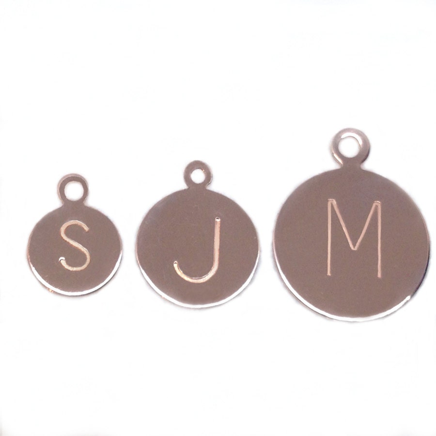 9ct Rose Gold 'I' Initial Adjustable Letter Necklace 38/43cm main image 1