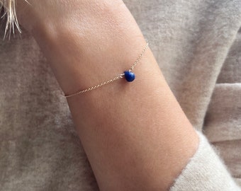 Sapphire Bracelet, Blue Sapphire Bracelet, Gemstone Bracelet, Dainty Bracelet, September Birthstone Bracelet