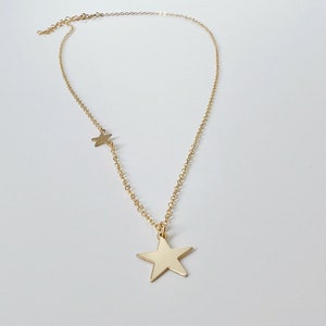 Gold Star Necklace, Delicate Necklace, Dainty Charm Necklace image 4