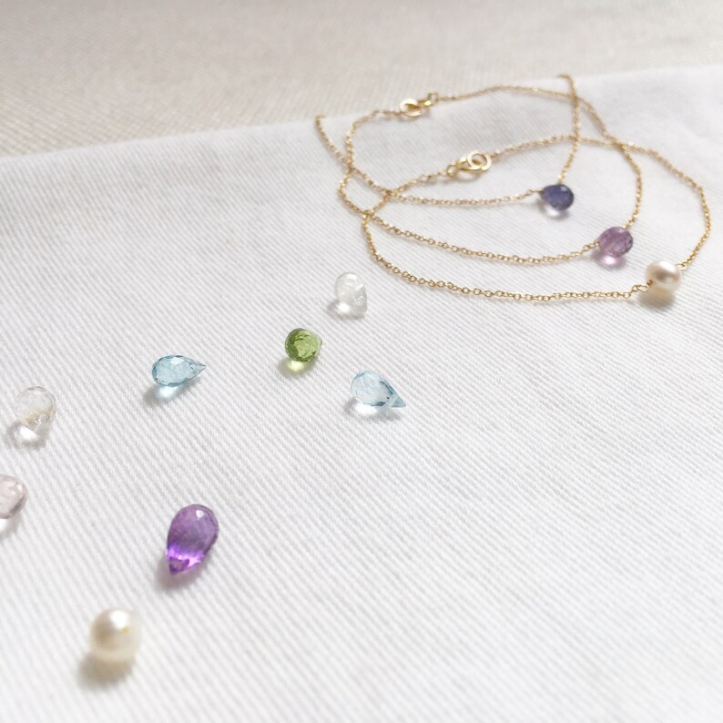 Dainty Pearl Bracelet, Gold Pearl Jewelry, June Birthstone Bracelet, Tiny Pearl Bracelet image 8