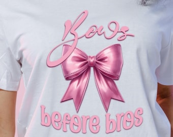 Bögen vor Bros T-Shirt: Kokettiertes weiches Mädchen-T-Shirt