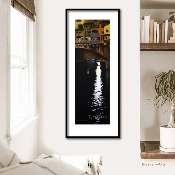Tall Narrow Wall Art Etsy