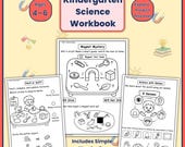 Science Worksheets For Kindergarten And Homeschool | Observation & Simple Experiments Activities for Kids | PDF