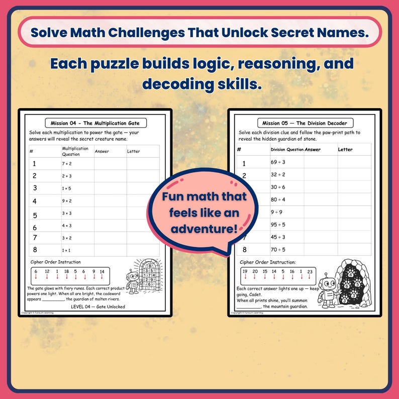 Math Logic Puzzles for Kids | Grades 3–4 Critical Thinking Worksheets ...