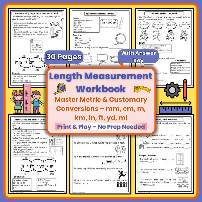 Metric Conversion Chart - Etsy