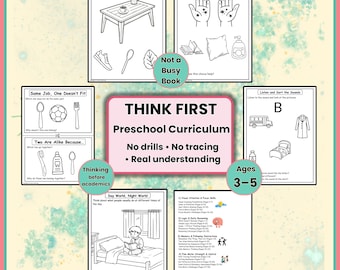 Pakiet programów nauczania dla przedszkolaków w wieku 3–4 lat | Materiały do druku dla przedszkolaków do nauki w domu | Program wczesnej edukacji