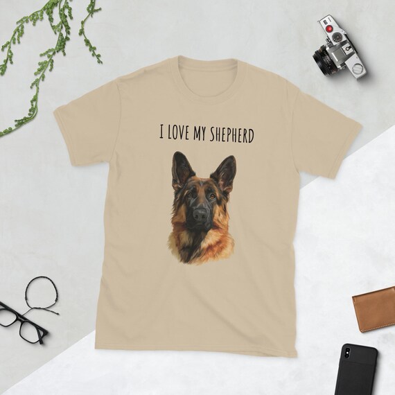 I Love My Shepherd T-shirt: German Shepherd Dog Owner Gift