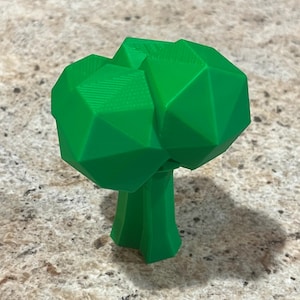 3Dプリントされたブロッコリーのおもちゃ