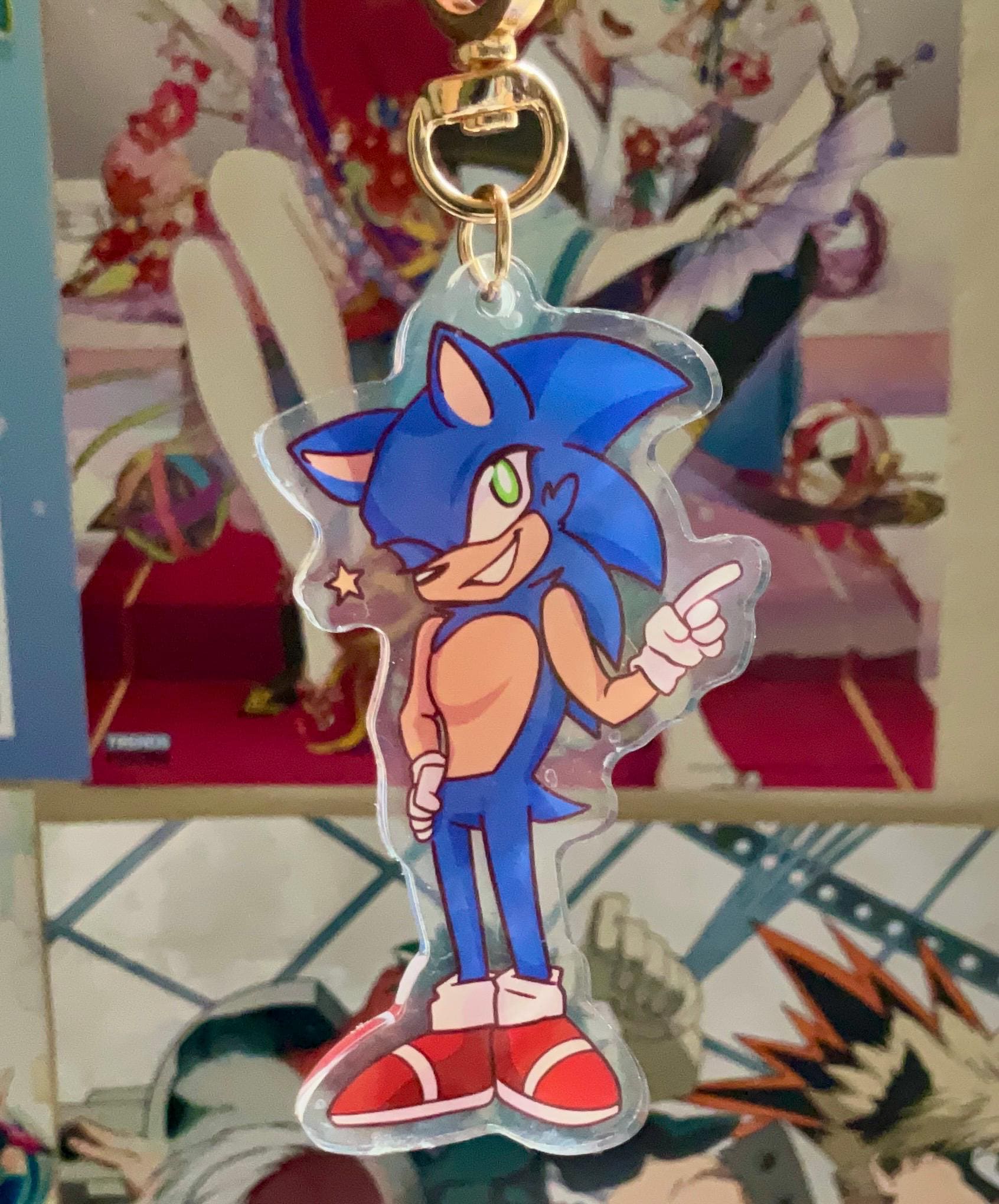 ソニックザヘッジホッグ　キーホルダー　ソニックシャドウ　キーホルダー ソニック＆シャドウ・ヘッジホッグ キーホルダーセット – かわいい