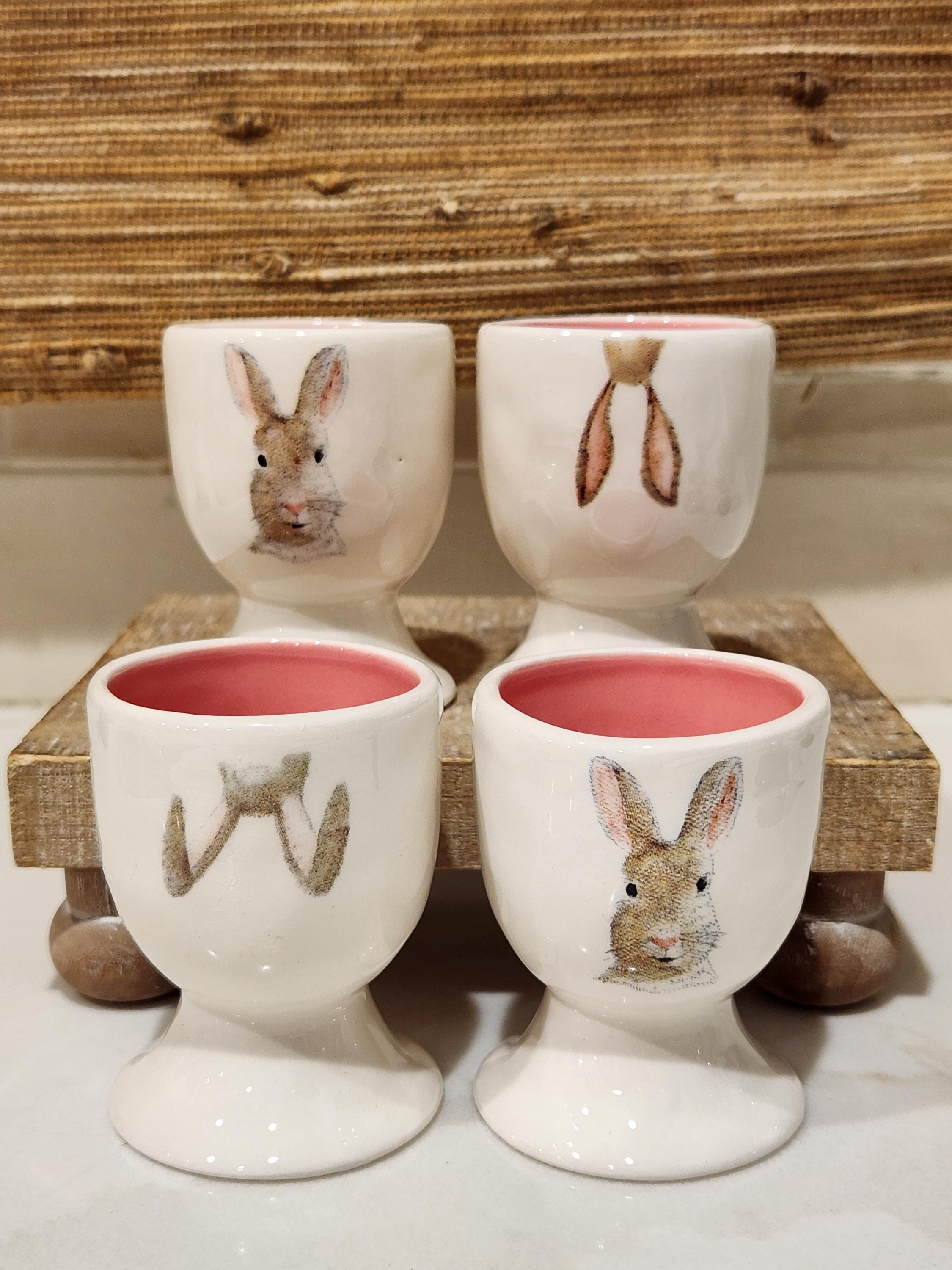 Vintage Egg Coddlers Rabbit - Etsy