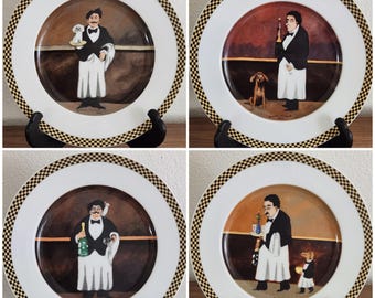 Waiter Suite by Guy Buffet Collectible Plates