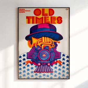 Póster de jazz polaco de 1974, descarga digital, arte imprimible, arte mural vintage, impresión artística descargable.