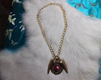 Steampunk  Necklace with Wings   SP-1
