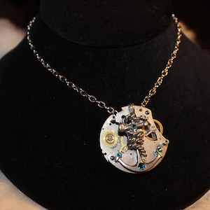 Steampunk Necklace Pendant &quot;Ahoy&quot;  17-14