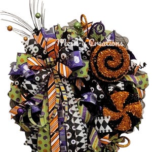 Spooky Candy Vibes Halloween Wreath