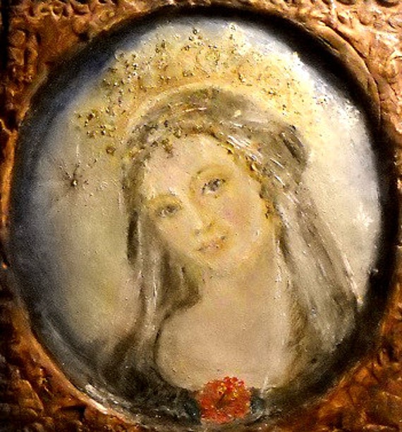 Queen Of The Stars - Ceramic Tile - Lisa Azzano Sculptures