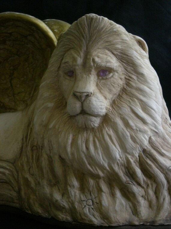 Golden Winged Lion Tile Etsy Golden Winged Lion Tile Etsy