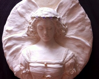 Escultura de hadas victoriana-Esculturas de Lisa Azzano