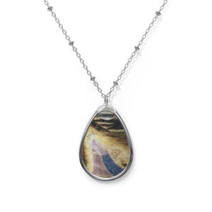 Inanna- Oval Pendant Goddess Necklace- Lisa Azzano Sculptures