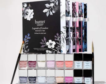 NUEVO Butter LONDON Legends Of London: Branwen’s Tale - Kit de manicura profesional de 19 piezas. Set de regalo de edición limitada.