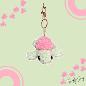 Gehäkelte Meeresschildkröte Keychain