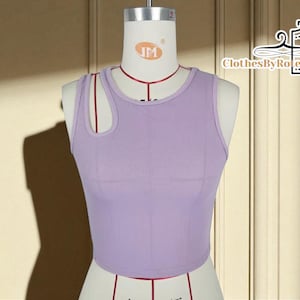 Rib Knit Crop Tank | Summer Sleeveless O-Neck Design | Soft Fitted Y2K Fashion | Streetwear Layering Tee Women | Cozy & Fashionable Top