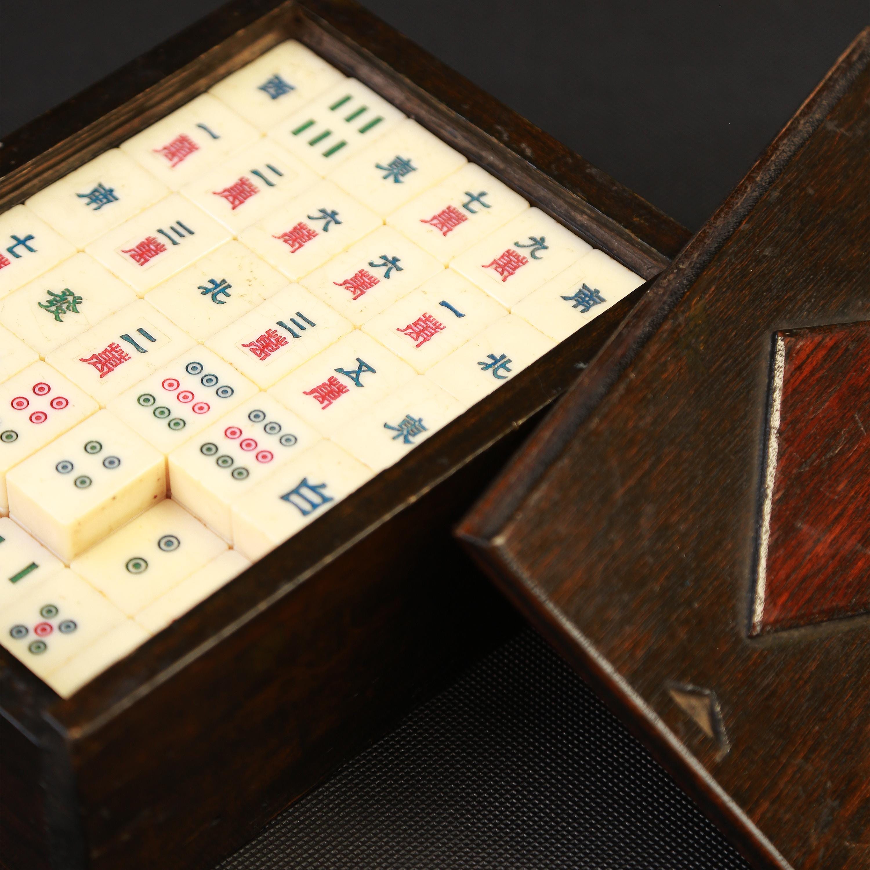 Antique Collection,1960s,vintage Chinese Style Mahjong Set
