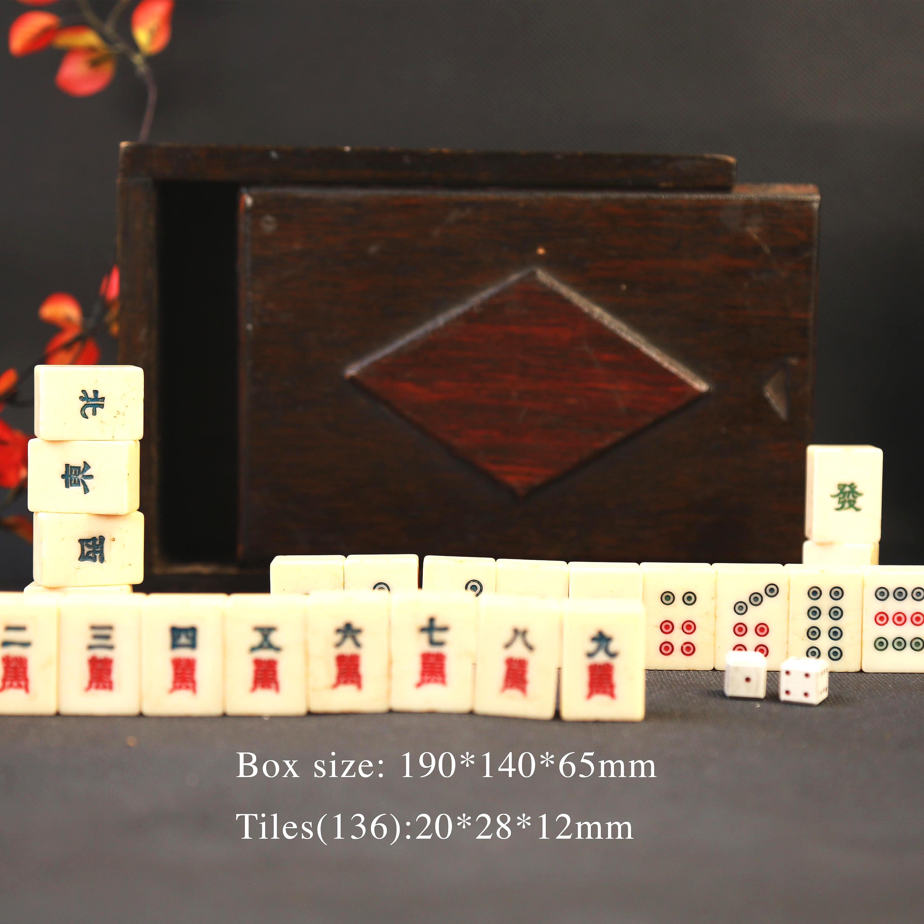 Antique Collection,1960s,vintage Chinese Style Mahjong Set