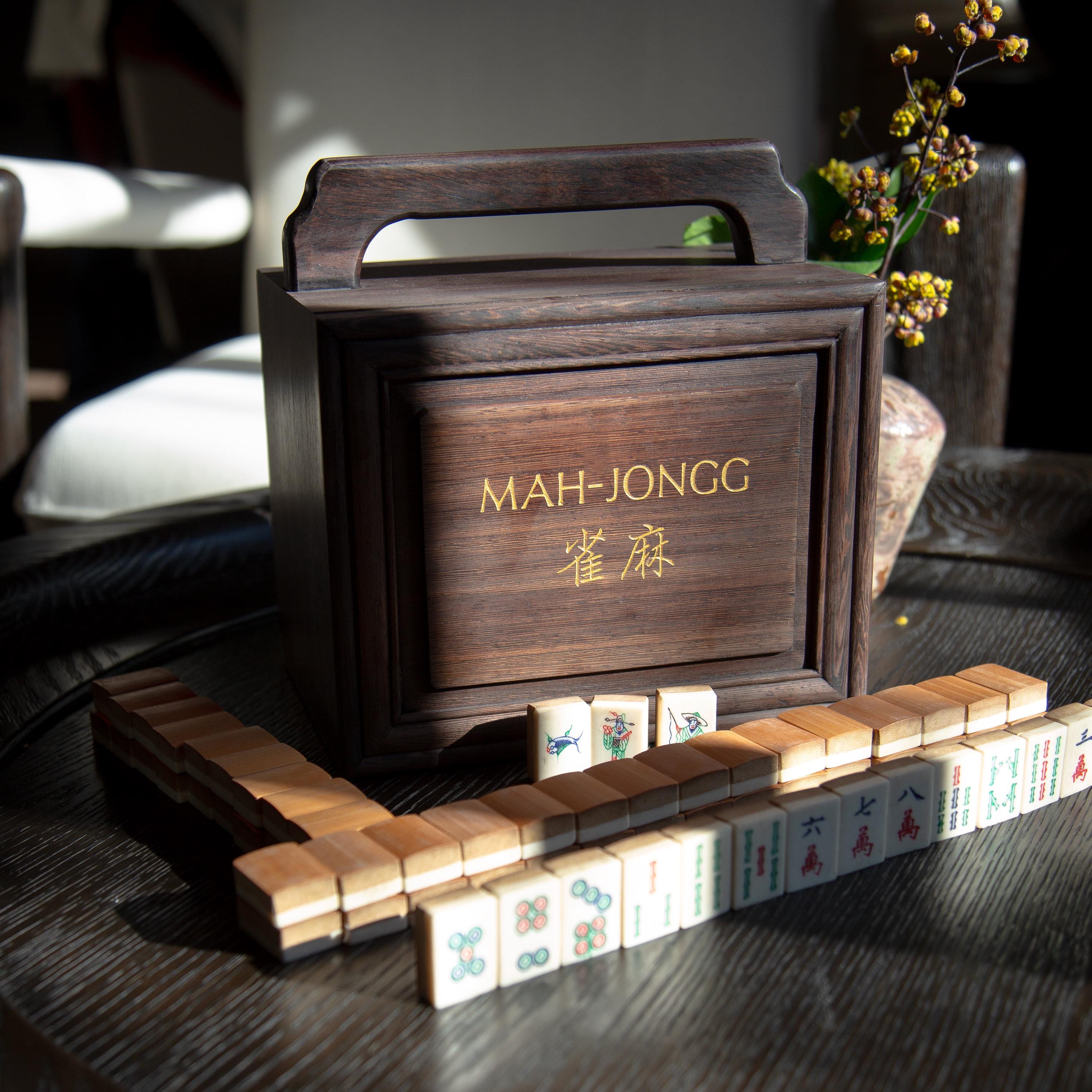 Vintage Mahjong Set 152 Tiles - Etsy