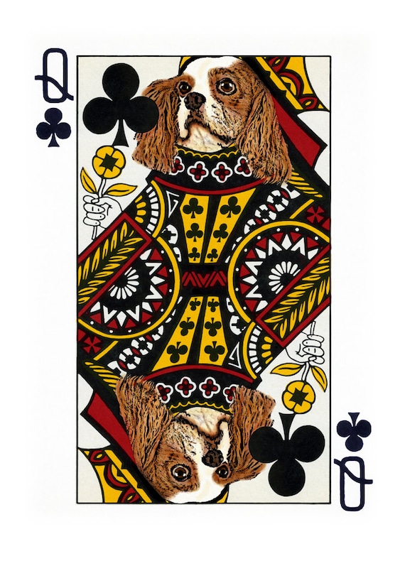 etsy cavalier king charles spaniel