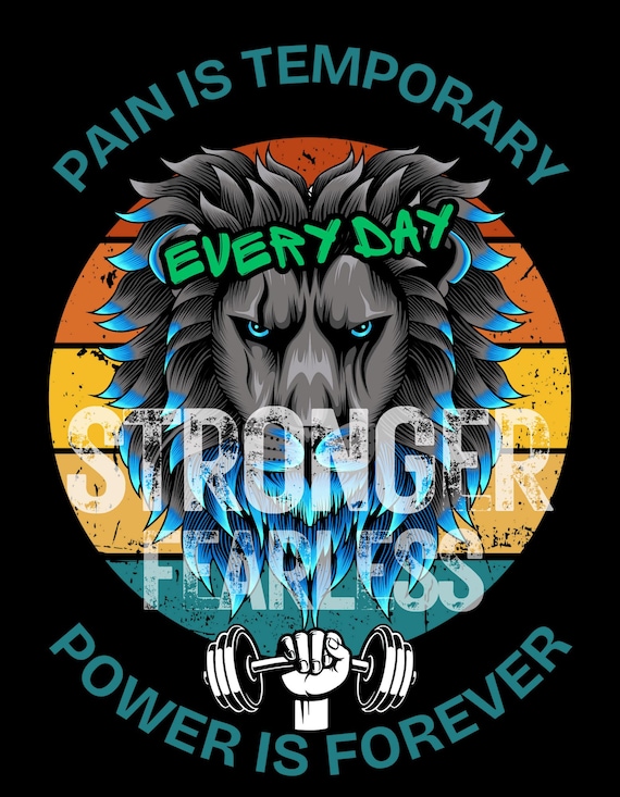 PAIN IS TEMPORARY, Muscle Tee