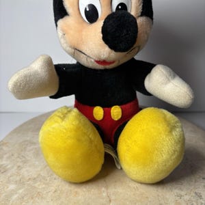 Vintage Mickey Mouse Plush 13" Disneyland Walt Disney World Retro Classic image 8