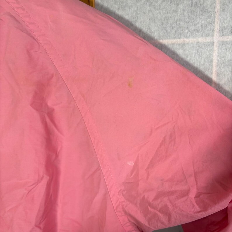 Fila Reversible Windbreaker Jacket Large Pink Abstract Print Vintage 90s Zip Y2K image 12